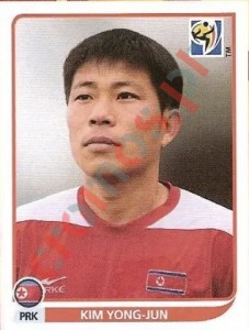 519x Kim Yong-Jun – FIFA World Cup South Africa 2010 Panini