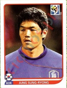 147 Jung Sung-Ryong – FIFA World Cup South Africa 2010 Panini
