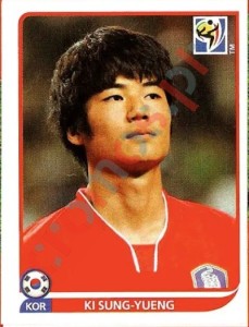 157 Ki Sung-Yueng – FIFA World Cup South Africa 2010 Panini