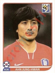 160x Ahn Jung-Hwan – FIFA World Cup South Africa 2010 Panini