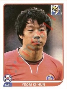 162x Yeom Ki-Hun – FIFA World Cup South Africa 2010 Panini