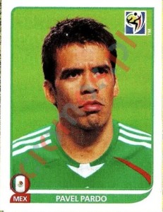 58 Pavel Pardo – FIFA World Cup South Africa 2010 Panini
