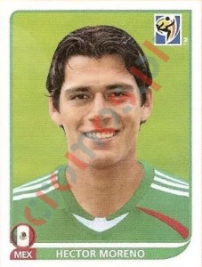 58x Hector Moreno – FIFA World Cup South Africa 2010 Panini