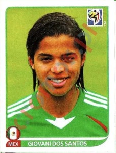 61 Giovani Dos Santos – FIFA World Cup South Africa 2010 Panini