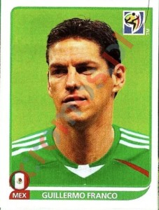 62 Guillermo Franco – FIFA World Cup South Africa 2010 Panini