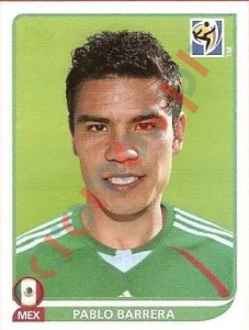 67x Pablo Barrera – FIFA World Cup South Africa 2010 Panini