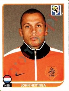339 John Heitinga – FIFA World Cup South Africa 2010 Panini