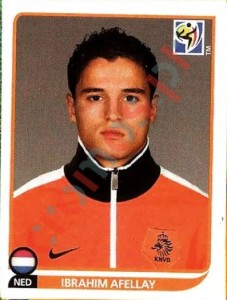 347 Ibrahim Afellay – FIFA World Cup South Africa 2010 Panini