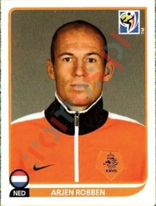 348 Arjen Robben – FIFA World Cup South Africa 2010 Panini