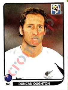 459 Duncan Oughton – FIFA World Cup South Africa 2010 Panini