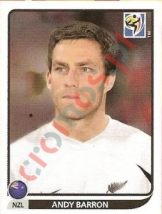 459x Andy Barron – FIFA World Cup South Africa 2010 Panini