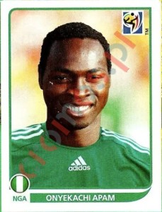 132 Onyekachi Apam – FIFA World Cup South Africa 2010 Panini