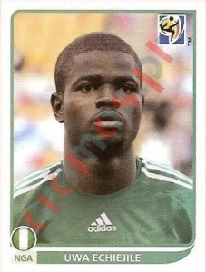 132x Uwa Echiejile – FIFA World Cup South Africa 2010 Panini