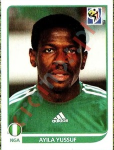 134 Ayila Yussuf – FIFA World Cup South Africa 2010 Panini