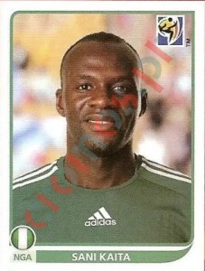 135x Sani Kaita – FIFA World Cup South Africa 2010 Panini