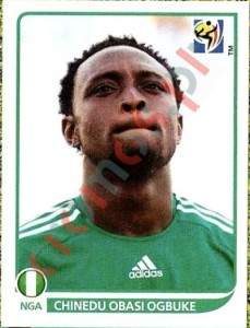 140 Chinedu Obasi Ogbuke – FIFA World Cup South Africa 2010 Panini