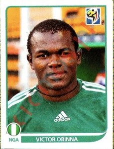 141 Victor Obinna – FIFA World Cup South Africa 2010 Panini