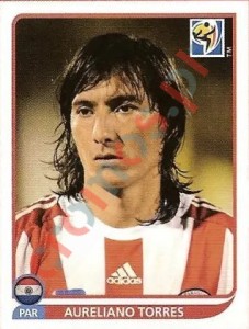434x Aureliano Torres – FIFA World Cup South Africa 2010 Panini