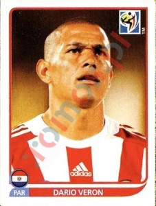 436 Dario Veron – FIFA World Cup South Africa 2010 Panini