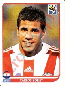 438 Carlos Bonet – FIFA World Cup South Africa 2010 Panini