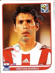 439 Cristian Riveros – FIFA World Cup South Africa 2010 Panini