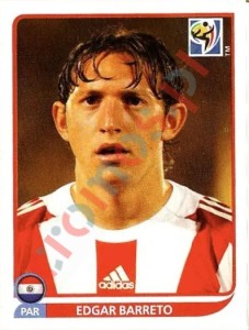 440 Edgar Barreto – FIFA World Cup South Africa 2010 Panini
