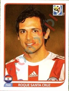 444 Roque Santa Cruz – FIFA World Cup South Africa 2010 Panini