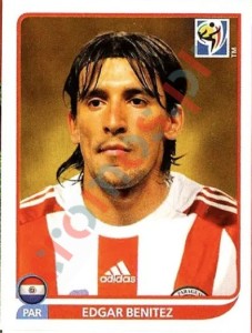 446 Edgar Benitez – FIFA World Cup South Africa 2010 Panini