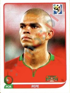 548 Pepe – FIFA World Cup South Africa 2010 Panini