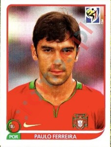550 Paulo Ferreira – FIFA World Cup South Africa 2010 Panini