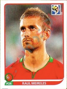 553 Raul Meireles – FIFA World Cup South Africa 2010 Panini