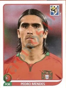 554x Pedro Mendes – FIFA World Cup South Africa 2010 Panini