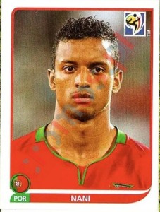 557 Nani – FIFA World Cup South Africa 2010 Panini