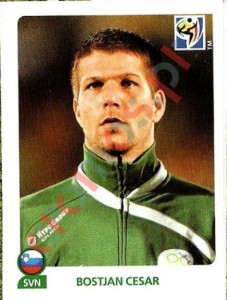 242 Bostjan Cesar – FIFA World Cup South Africa 2010 Panini
