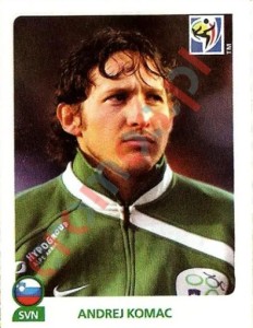 250 Andrej Komac – FIFA World Cup South Africa 2010 Panini