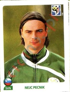 253 Nejc Pecnik – FIFA World Cup South Africa 2010 Panini