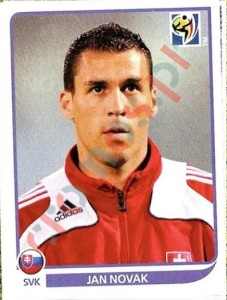 481 Jan Novak – FIFA World Cup South Africa 2010 Panini