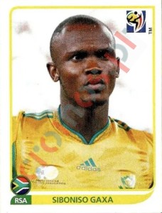 33 Siboniso Gaxa – FIFA World Cup South Africa 2010 Panini