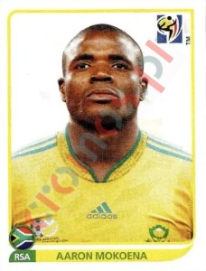 38 Aaron Mokoena – FIFA World Cup South Africa 2010 Panini