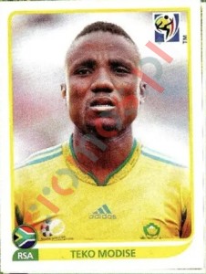41 Teko Modise – FIFA World Cup South Africa 2010 Panini