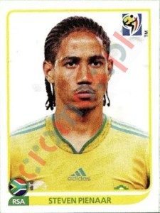 43 Steven Pienaar – FIFA World Cup South Africa 2010 Panini