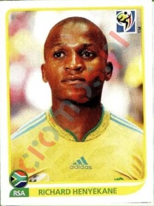 44 Richard Henyekane – FIFA World Cup South Africa 2010 Panini
