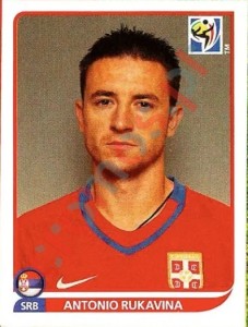 302 Antonio Rukavina – FIFA World Cup South Africa 2010 Panini