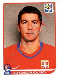304 Aleksandar Kolarov – FIFA World Cup South Africa 2010 Panini