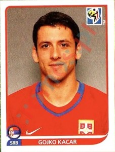 310 Gojko Kacar – FIFA World Cup South Africa 2010 Panini