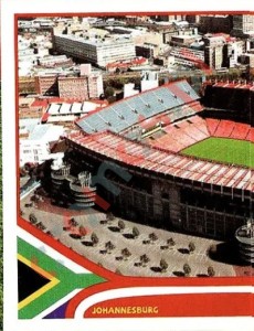 10 Johannesburg - Ellis Park Stadium
1 – FIFA World Cup South Africa 2010 Panini