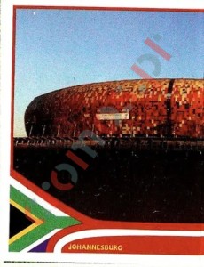 12 Johannesburg - Soccer City Stadium
1 – FIFA World Cup South Africa 2010 Panini