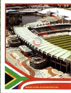 14 Mangaung/Bloemfontein - Free State Stadium
1 – FIFA World Cup South Africa 2010 Panini