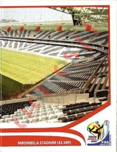 19 Nelspruit - Mbombela Stadium
2 – FIFA World Cup South Africa 2010 Panini