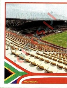 20 Polokwane - Peter Mokaba Stadium
1 – FIFA World Cup South Africa 2010 Panini